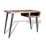 mesa de escritorio fabricada con madera reciclada