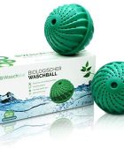 2 bolas de lavado ecológicas de Waschklar®, a prueba de fugas, ropa limpia sin detergente, para lavadora, producto sostenible, bola de lavado orgánica para alérgicos.