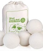 6 ovillos de lana para secar la ropa, alternativa orgánica a la lana 100% original de Nueva Zelanda, hechos a mano naturales para bebés y alérgicos
