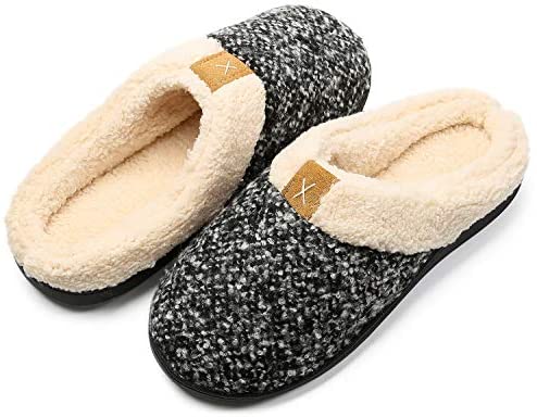 Zapatillas de casa Zapatillas de invierno para mujer Zapatillas de casa con memoria para hombre Zapatillas cálidas
