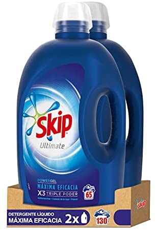 Skip Ultimate Detergente Líquido de Máxima Eficiencia 65 Lavados - Paquete de 2