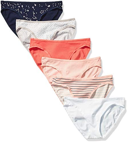 Braguitas de bikini de algodón para mujer Amazon Essentials