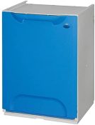 Art Plast Eco-LOGICO Papelera de reciclaje de polipropileno con depósito interior, azul, 47x34x29