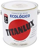 Titanlux Esmalte al Agua Titanlux Ecológico Satinado 2, 5 L, 525 Blanco Piedra