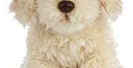 Living Nature Labradoodle, Perro de peluche suave y realista, Naturli Eco Plush, 25 cm